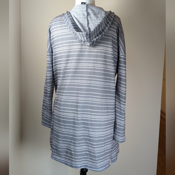🌟 Love by Design Striped Hooded Cardigan – Cozy Vibes Only! 🌟 - Picture 3 of 4